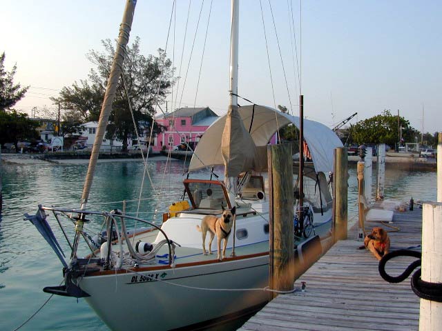 Dockside in Bimini.