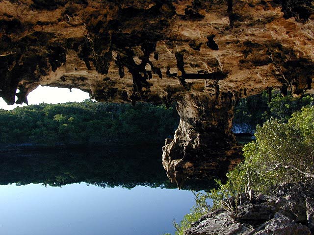  Stalactites at the Blue Hole