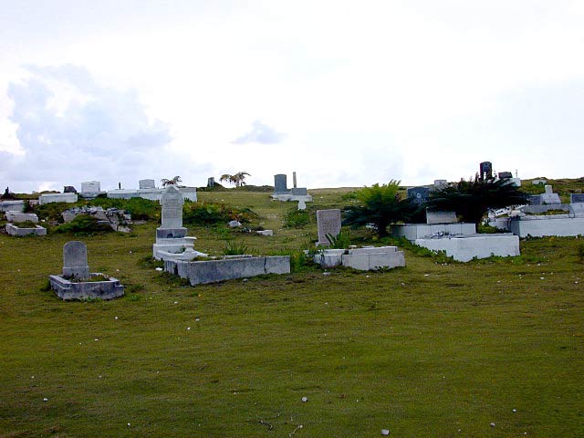 Cemetary in Bimini.