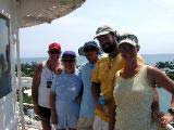 Mark's folks, Mark and us, from the lighthouse.