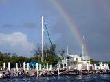 Rainbow over Green Turtle Cay.