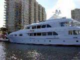 Typical yacht in Ft Lauderdale.