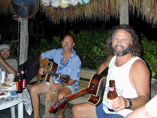 Dennis and Mark, part of our evening entertainment.