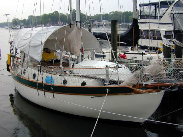 Their Westsail 32, <I>Illusion</I>.